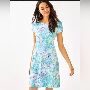 Lilly Pulitzer Tropical Blue and Green Coverup